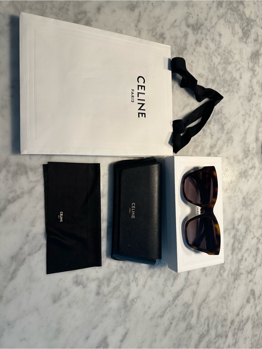 CELINE TRIOMPHE 09 SUNGLASSES IN ACETATE - Picture 5 of 12